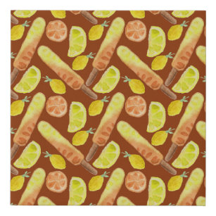 Ice cream pattern   Lollies pattern   lollipop 11 Faux Canvas Print