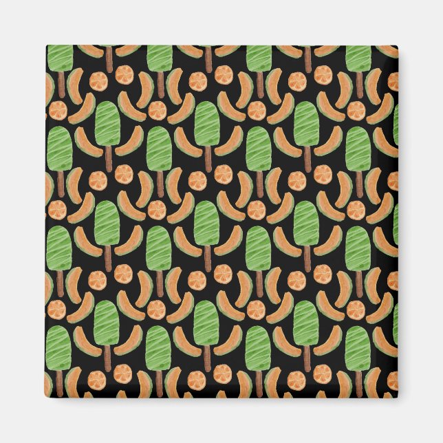 Ice cream pattern | Lollies pattern | lollipop 12 Magnet (Front)
