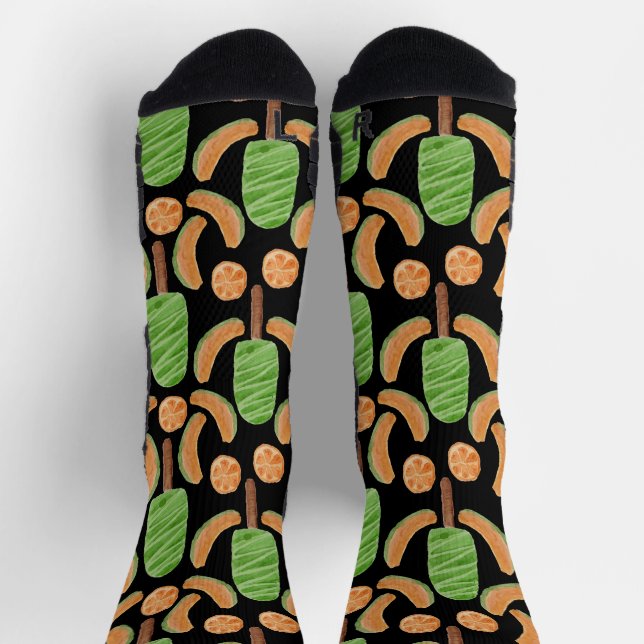 Ice cream pattern | Lollies pattern | lollipop 12  Socks (Top)