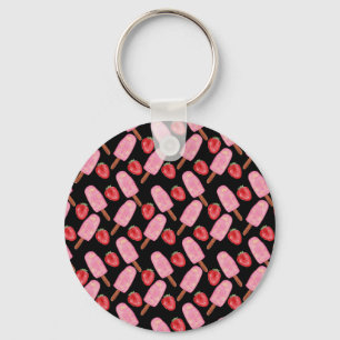 Ice cream pattern Lollies pattern lollipop 13 Keychain