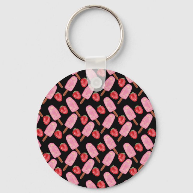 Ice cream pattern | Lollies pattern | lollipop 13 Keychain (Front)