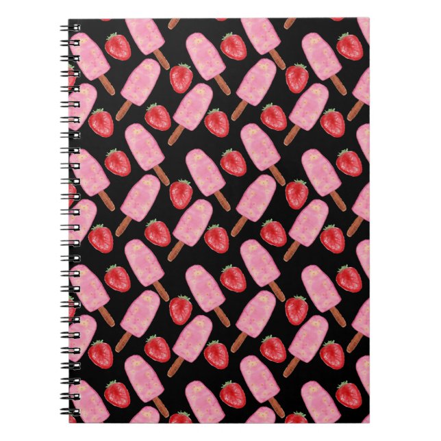Ice cream pattern | Lollies pattern | lollipop 13 Notebook (Front)