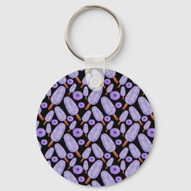 Ice cream pattern | Lollies pattern | lollipop 14 Keychain (Front)