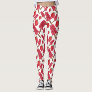 Ice cream pattern   Lollies pattern   lollipop 16 Leggings