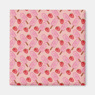 Ice cream pattern   Lollies pattern   lollipop 19 Magnet