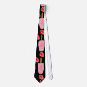 Ice cream pattern Lollies pattern lollipop 1 Tie