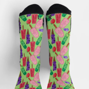 Ice cream pattern Lollies pattern lollipop 22 Socks