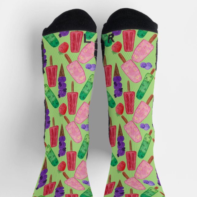 Ice cream pattern | Lollies pattern | lollipop 22  Socks (Top)