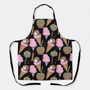 Ice cream pattern   Lollies pattern   lollipop 24 Apron