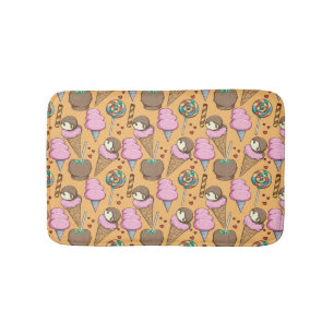 Ice cream pattern Lollies pattern lollipop 26 Bath Mat