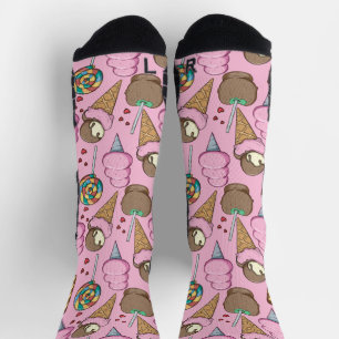 Ice cream pattern   Lollies pattern   lollipop 26  Socks
