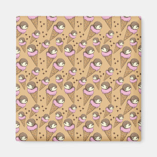 Ice cream pattern Lollies pattern lollipop 27 Magnet