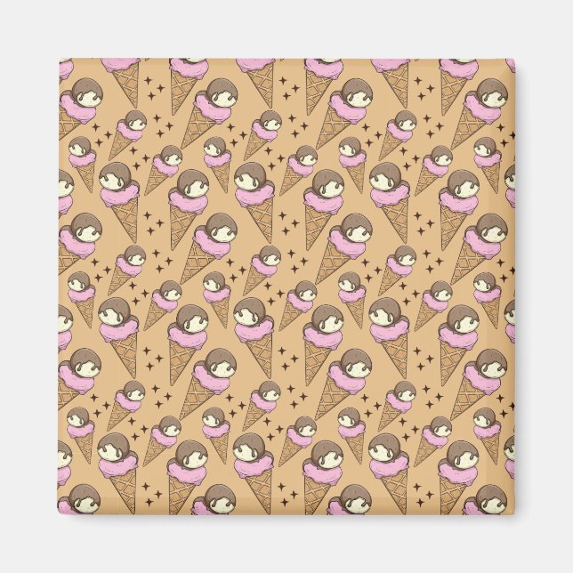 Ice cream pattern | Lollies pattern | lollipop 27 Magnet (Front)