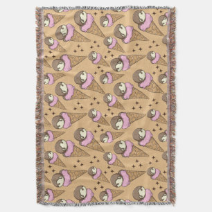 Ice cream pattern Lollies pattern lollipop 27 Throw Blanket