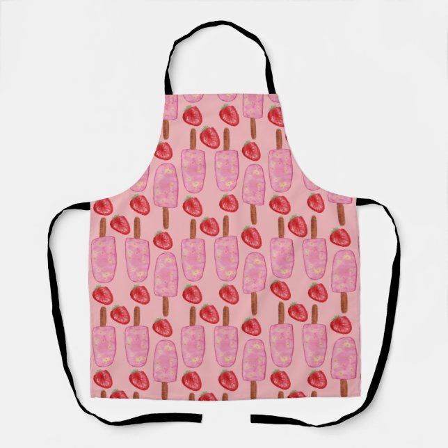 Ice cream pattern | Lollies pattern | lollipop 2 Apron (Front)