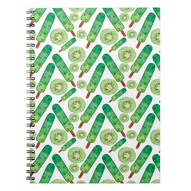Ice cream pattern | Lollies pattern | lollipop 3 Notebook (Front)