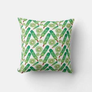 Ice cream pattern Lollies pattern lollipop 3 Throw Pillow