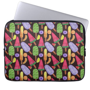 Ice cream pattern Lollies pattern lollipop 4 Laptop Sleeve