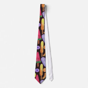 Ice cream pattern   Lollies pattern   lollipop 4 Tie