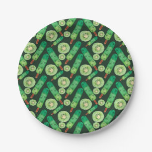 Ice cream pattern   Lollies pattern   lollipop 8 Paper Plate