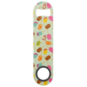 Ice Cream Pattern Speed Bottle Opener