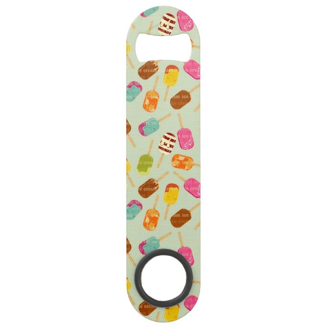 Ice Cream Pattern Speed Bottle Opener (Front)