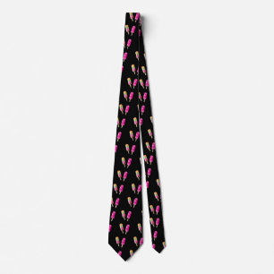 Ice cream pattern tie
