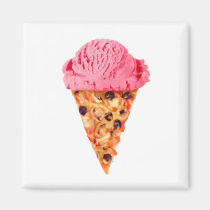 Ice Cream Pizza Magnet
