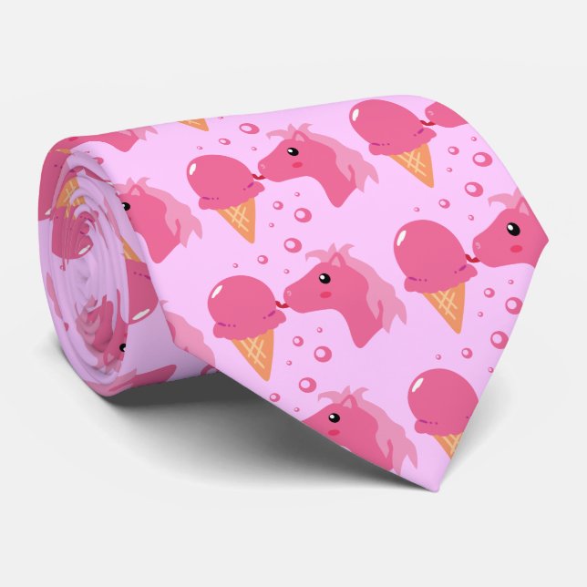Ice Cream Pony Tie (Rolled)