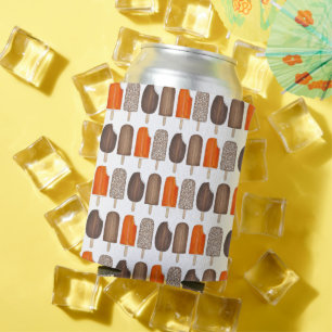 Ice Cream Pops Bars Popsicle Creamsicle Fudge Can Cooler