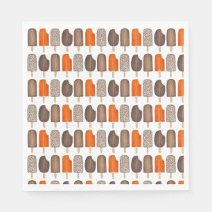 Ice Cream Pops Bars Popsicle Creamsicle Fudge Napkin