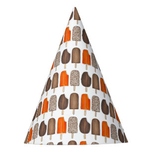 Ice Cream Pops Bars Popsicle Creamsicle Fudge Party Hat