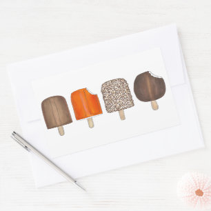 Ice Cream Pops Bars Popsicle Creamsicle Picnic Sticker
