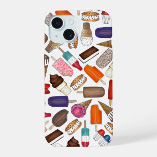 Ice Cream Pops LolliesPopsicles Summer Treats  iPhone 15 Case