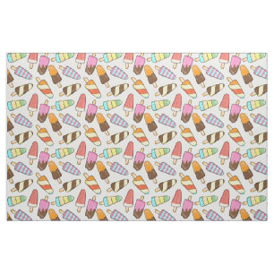 Ice Cream Popsicles Pattern fabric
