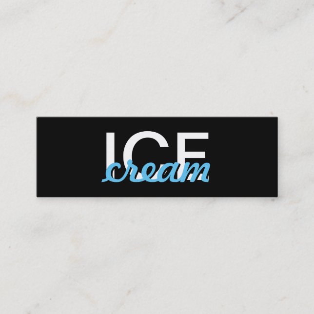 ice cream punch card (Front)