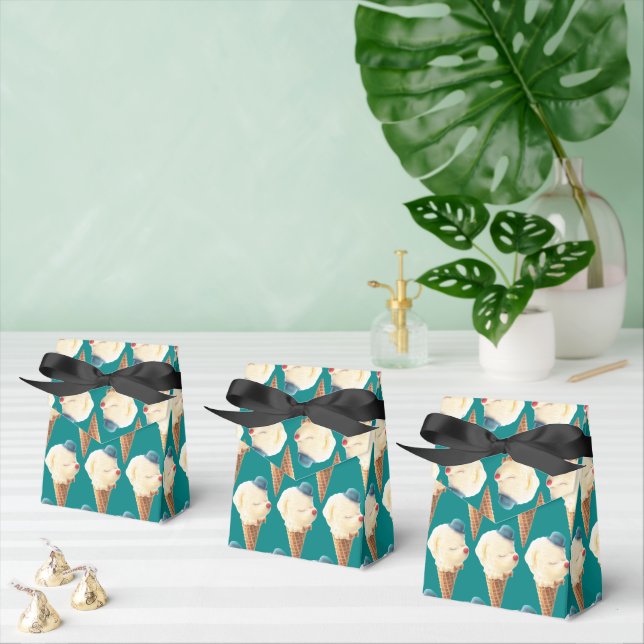 Ice Cream Puppy Pattern Favor Box (Multiple)