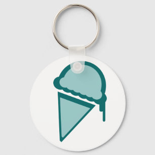 ice cream retro dripz keychain