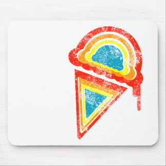 ice cream retro rainbowz mouse pad