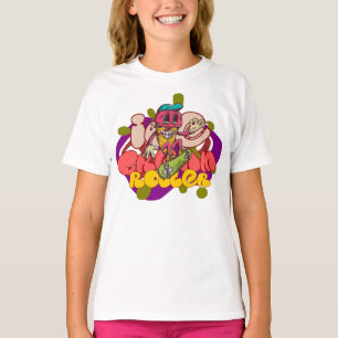 Ice cream roller funny doodle kids illustration T-Shirt