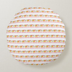 ice cream round pillow