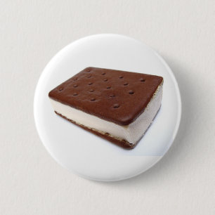 Ice Cream Sandwich 2 Inch Round Button