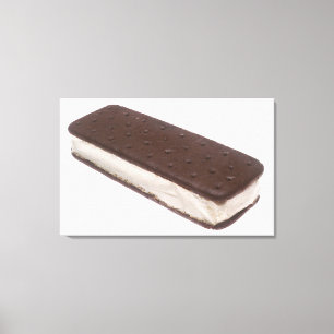 Ice Cream Sandwich Canvas Print