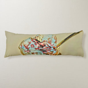 Ice cream scoop body pillow