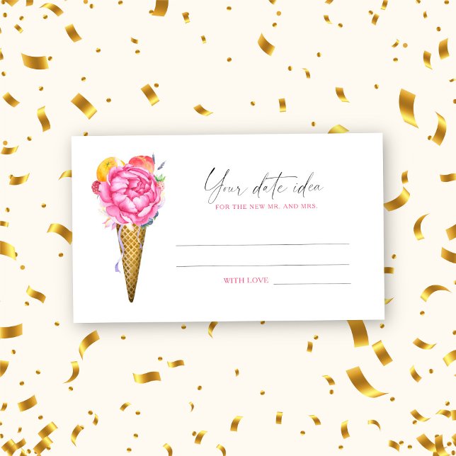 Ice cream scooped up - Date night ideas \ Date jar Enclosure Card (Creator Uploaded)