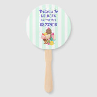 Ice Cream Scoops with Sprinkles Baby Shower