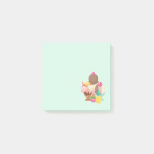 Ice Cream Scoops with Sprinkles Post-it Notes