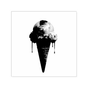 Ice Cream Self-inking Stamp