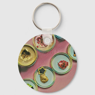 Ice cream shop decor keychain