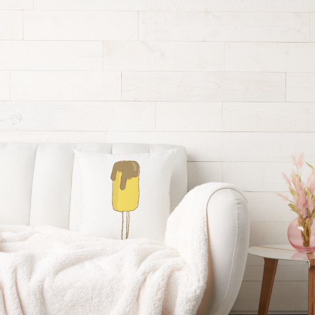 Ice Cream Shop Novelty Throw Pillow (Couch)